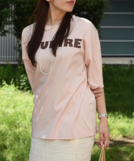 ROSIEE　ロージー BIGシルエットロゴプリントTシャツ R830306 2026NEWARIIVAL