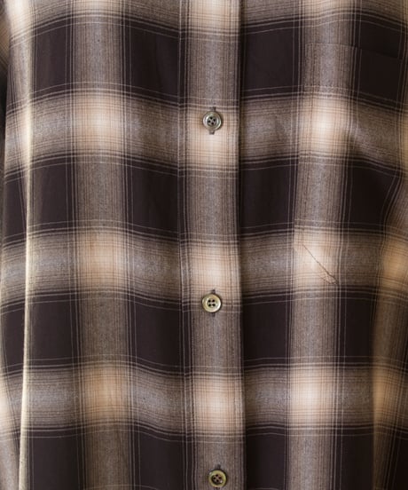 Cafune　カフネ　Cellulose Check Shirt セルロース チェック シャツ 535943 本州送料無料！