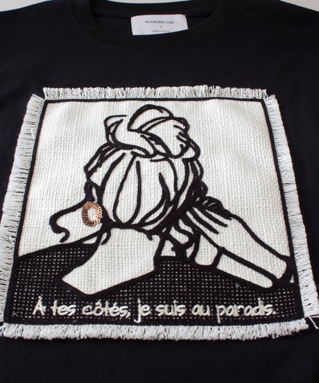 MARIED'OR　マリードール　刺繍フリンジトップス　19524