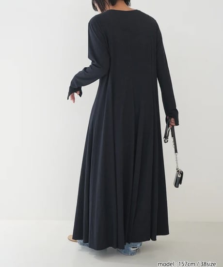 YENN イエン　SLUB FLARE DRESS　Y254-51135　本州送料無料！予約