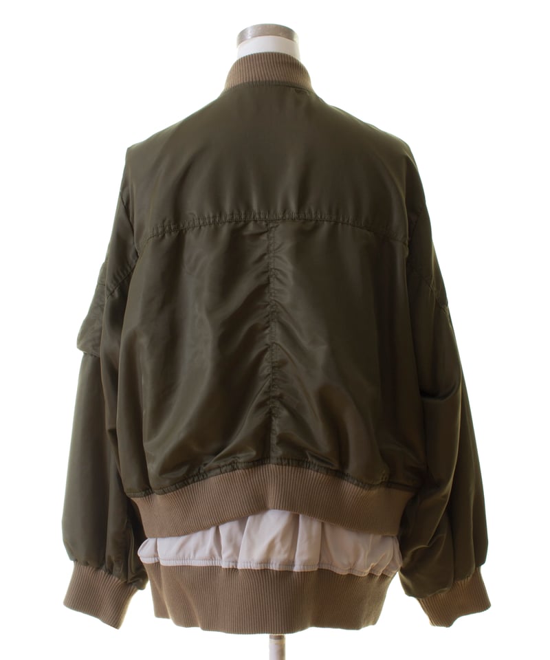 RISLEY リズレー MA-1 layered clothing blouson R2403