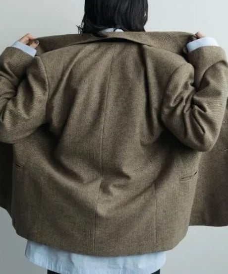 anuke (アンヌーク） Herringbone Wool Jacket 62520107　本州送料無料！