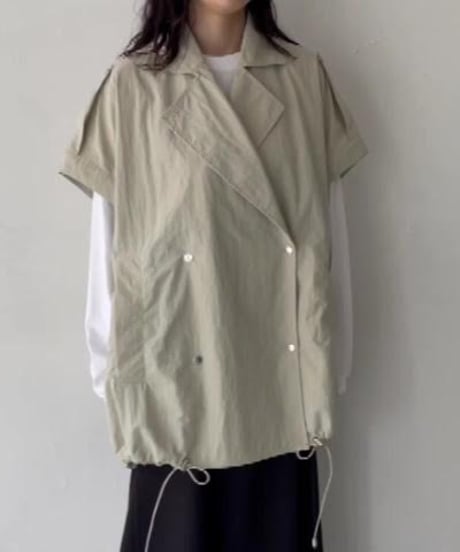 ナイロンオーバーサイズジレ