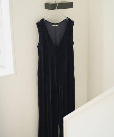 anuke アンヌーク　Velour Vneck Combinaison　62610313