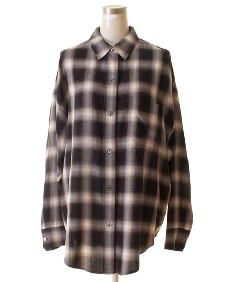 Cafune　カフネ　Cellulose Check Shirt セルロース チェック シャツ 535943 本州送料無料！