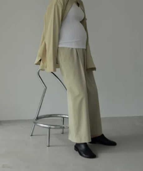 anuke(アンヌーク) Reha. Tuck Wide Pants マタニティーパンツ 72410701月中旬発送予定　本州送料無料！