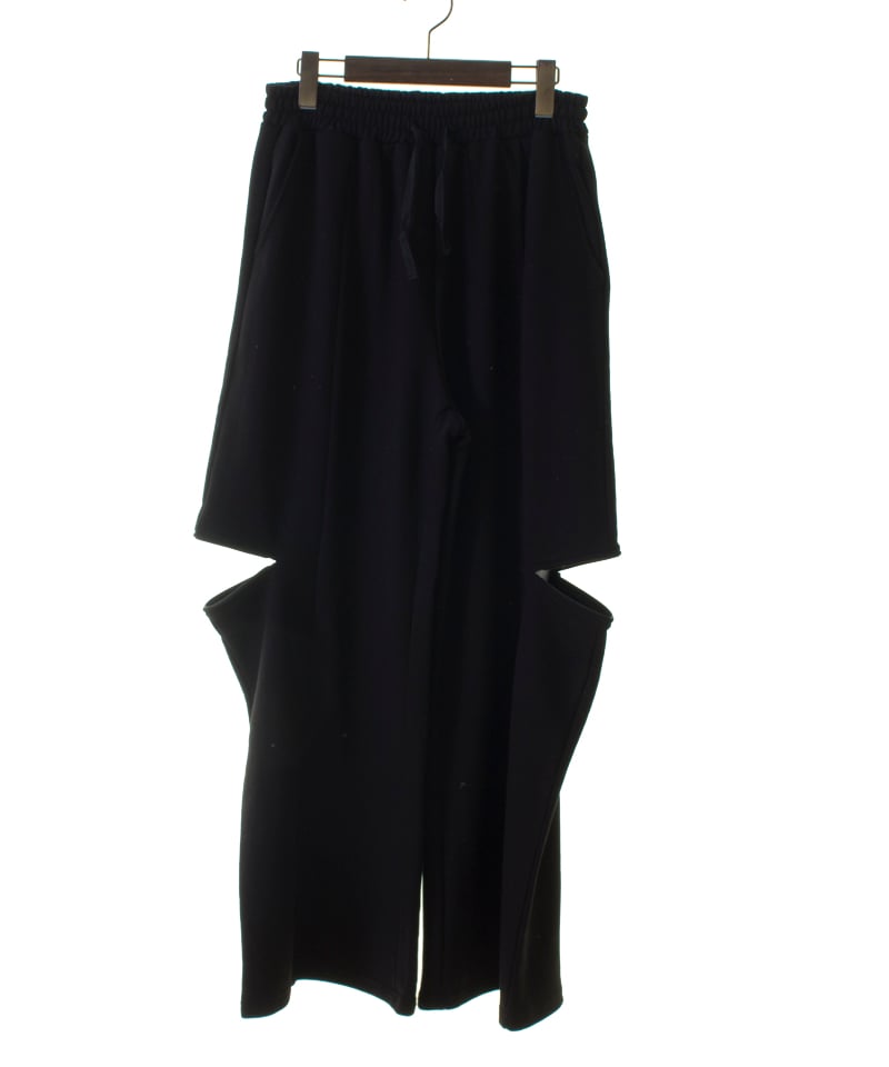 トラノイ TRANOI. 2way slit sweat pants ツーウェイスリットスウェ