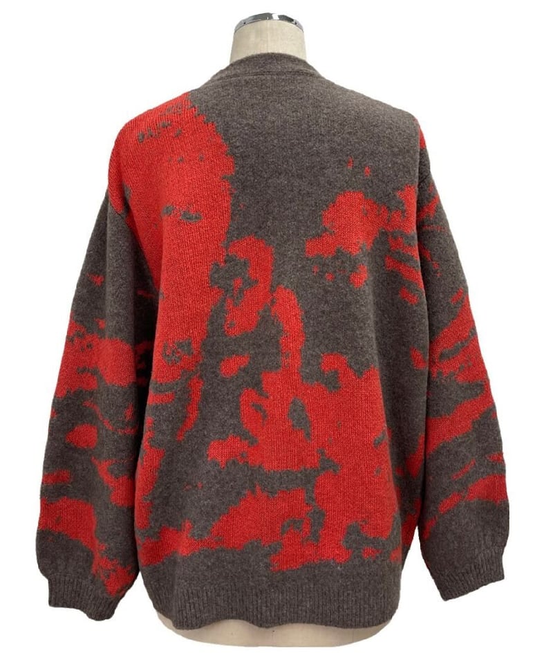 ayane アヤン フレ糸迷彩柄カーディガン 853739 | Deargo