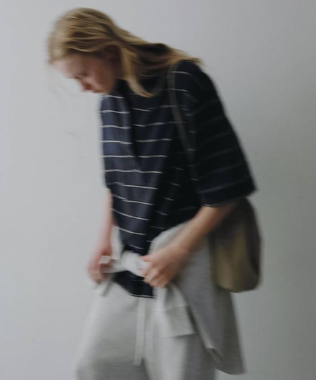 anuke アンヌーク　Border Loose Polotops　62620613