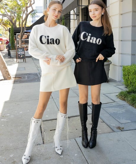 MICALLE MICALLE　ミカーレミカーレ　Account　アカウントCIAO SHAGGY KNIT　チャオシャギーニット　MAG
