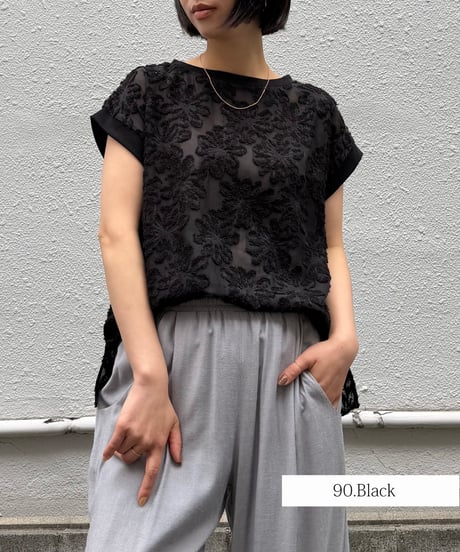 Anna Kerry　アンナケリー ジャガードトップス  01262701