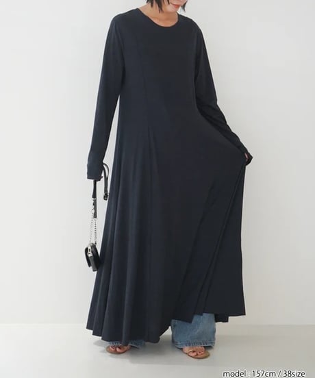 YENN イエン　SLUB FLARE DRESS　Y254-51135　本州送料無料！予約