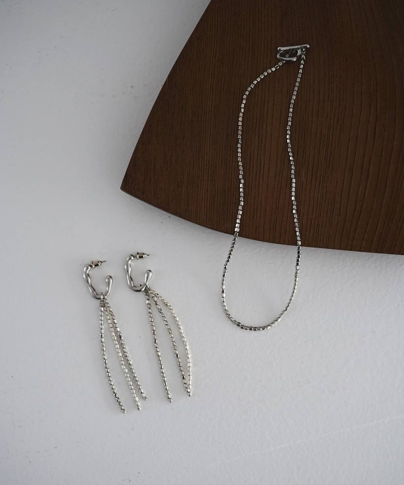 anuke アンヌーク Cube Beads Necklace 62610905 | Deargo