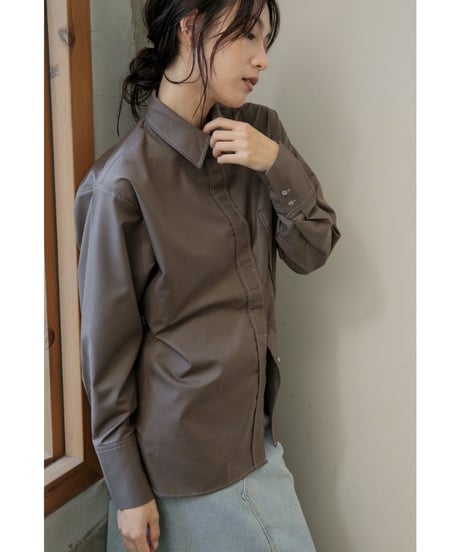 AgAwd　アガウド  Bicolor Stitch Shirt 2419-771724