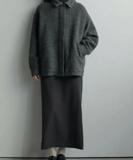 anuke (アンヌーク） Heather Stretch Middleskirt 62520801　ロングマキシスカート