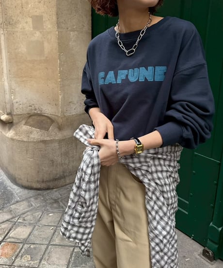 cafune カフネ PASSIONE パシオーネ ROBE　ローブ615920　CAFUNEロゴバイオスウェット２WAYプルオーバー　2026NEWARIIVAL