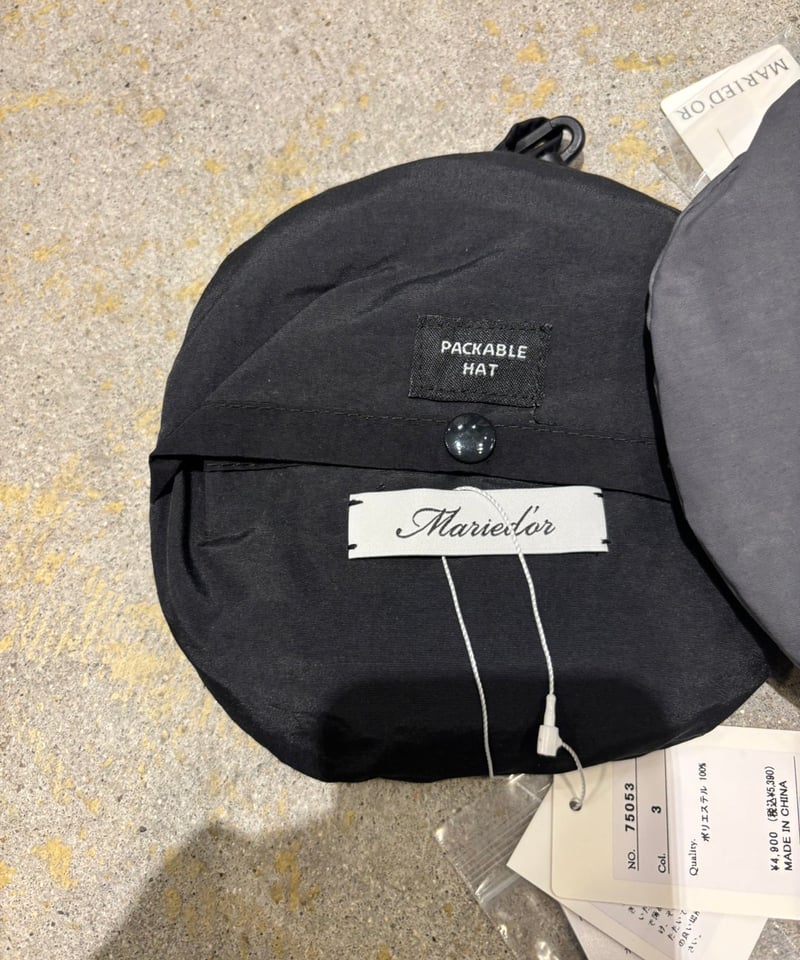 2024SPRING MARIED'OR マリードール 折りたたみ 撥水 通気性 顎