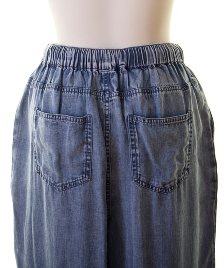 Ashley＆Bros　33℃ デニム風　テンセルタックワイドパンツ bc601305