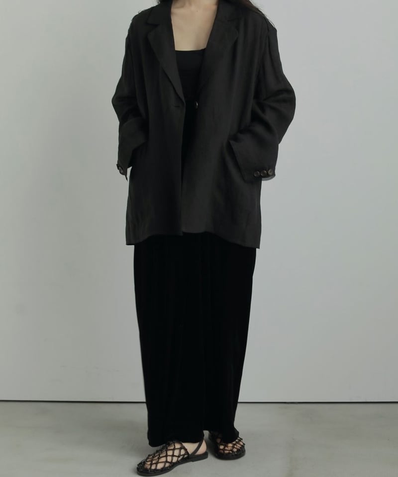 anuke Twill Uneck Onepiece 36 黒 anuke アンヌーク 2025SpringSummer ワンピース Twill Uneck