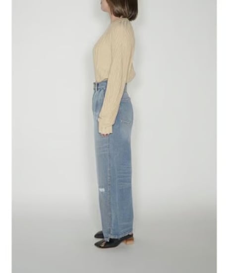 YENN　イエン　CURVED SEAM DENIM PT
