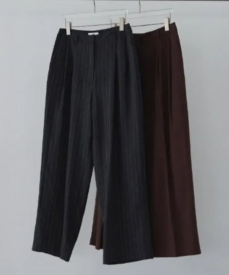 anuke アンヌーク Linen Tuck Pants 62610706 本州送料無料！3月中旬～4月中旬発送予定