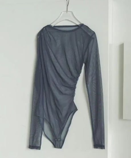 anuke (アンヌーク） Tulle Gather Bodysuit 62520608 カットソー