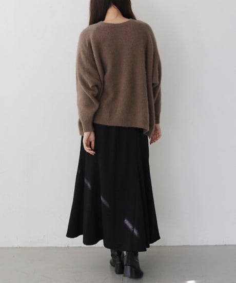 FOX混BOXシルエットニット
