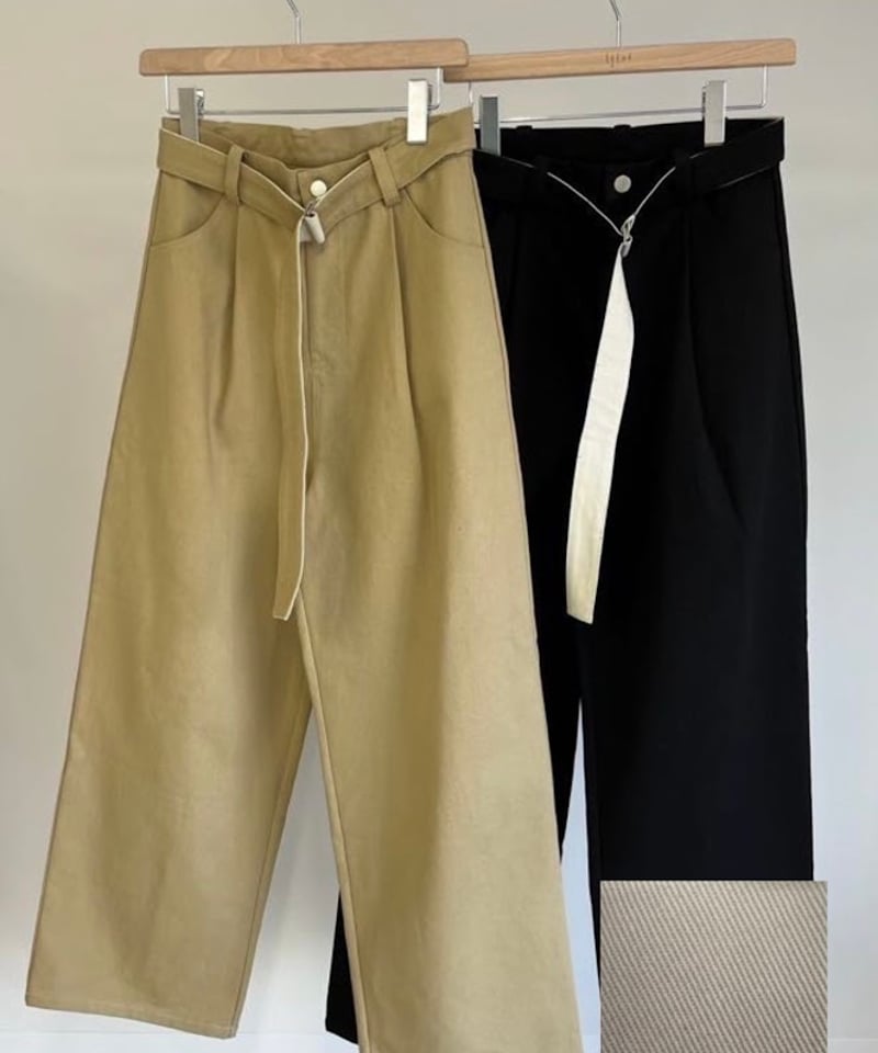 新品タグ付き【AGAWD】アガウド Belt Pants チノパン AgAwd アガウド リバーベルトパンツ 1925-2291 2025秋冬物 | Deargo
