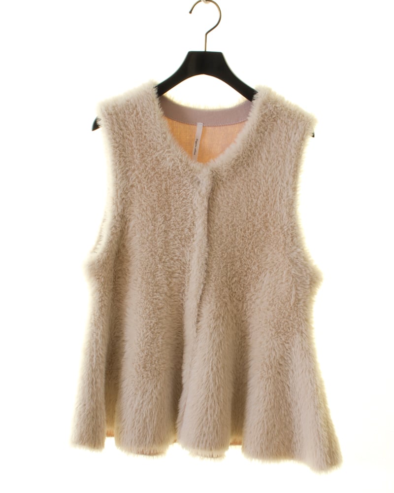 Dignite collier ディニテコリエ フェザーヤーンペプラムジレ 80256143