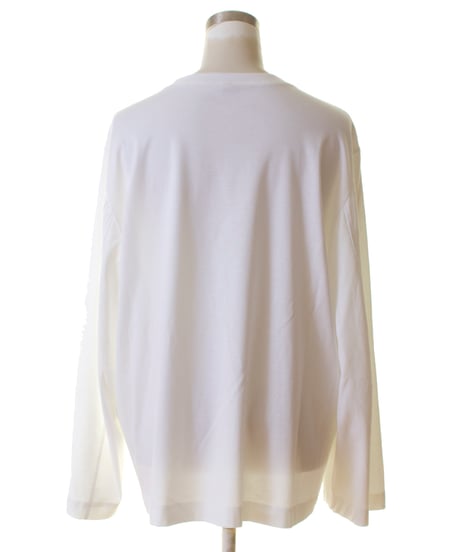 Dignite collier　ディニテコリエ フロントロゴ長袖Ｔシャツ　TW-80256019