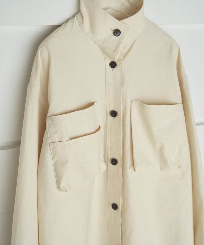 anuke アンヌーク Pocket Standcollar Shirts 62520408