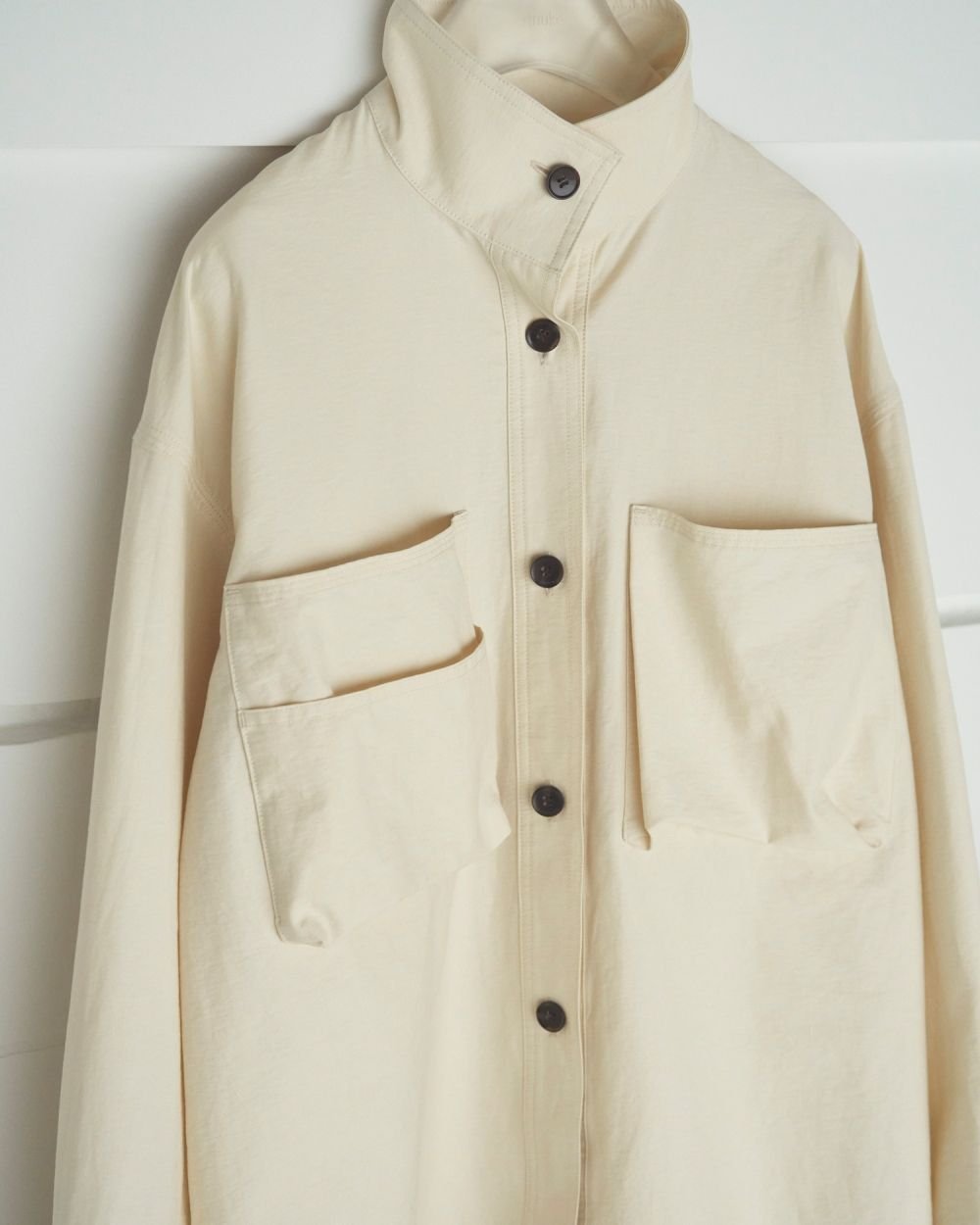 anuke アンヌーク Pocket Standcollar Shirts 62520408