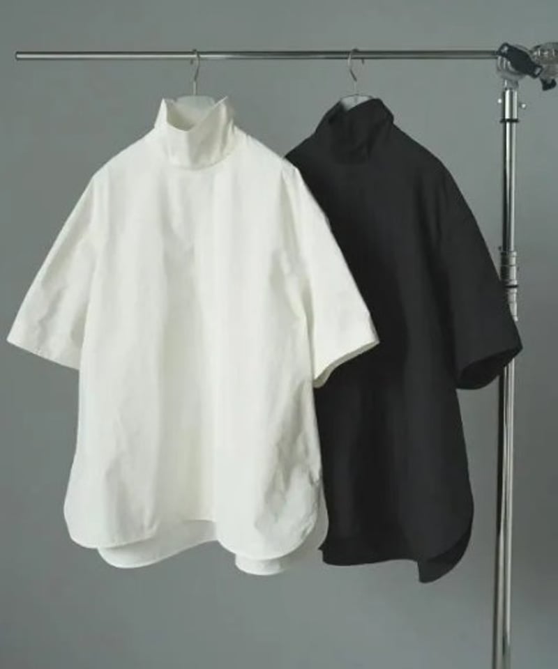 anuke アンヌーク Highneck Over Blouse Highneck Over