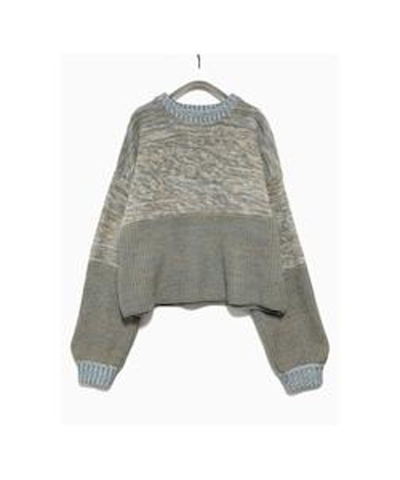 シニヨン メランジMIXショートプルオーバー CHIGNON 9745-309DP 国内正規品 220409 送料無料 CHIGNON シニヨン メランジミックス ショートプルオーバー ニット 9745