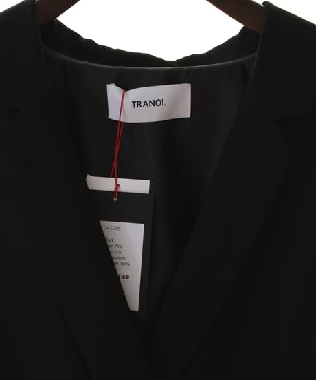 TRANOI.　トラノイ　balloon hem tailored rayon jacket 242J305 2026NEWARIIVAL