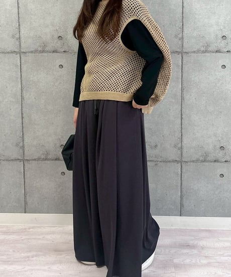 ROSIEE　ロージータック入りワイドイージーパンツ R810315 2026NEWARIIVAL