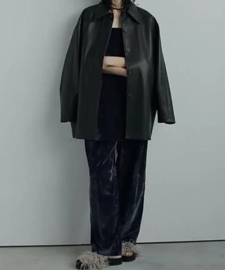 anuke アンヌーク anuke(アンヌーク) Ecoleather Over Jacket  62420103 62520105