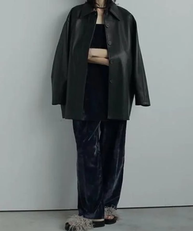 anuke アンヌーク anuke(アンヌーク) Ecoleather Over Jacket