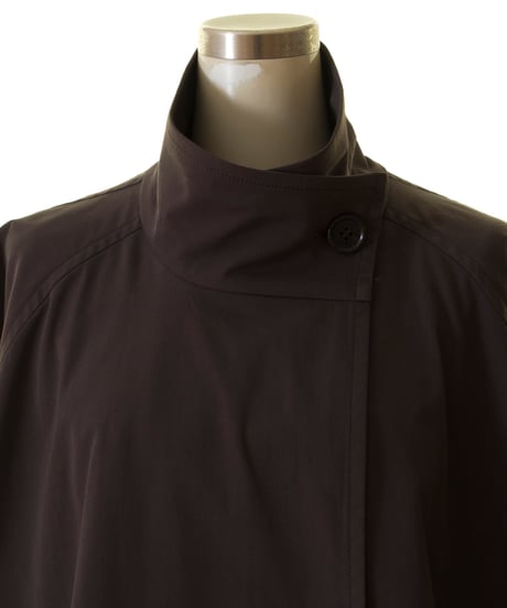 Cafune　カフネ Back flare stand jacket トレンチミドル丈ジャケット435415