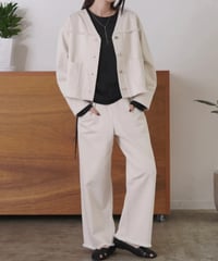minkchair　ミンクチェアー　フリンジデニムパンツ 23192  2026NEWARIIVAL