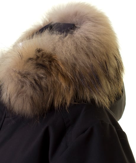 SALE セール品【PYRENEX/ピレネックス】アヌシーファー ダウンジャケット/コート/Annecy Fur Int'l　BULACK/Sサイズ
