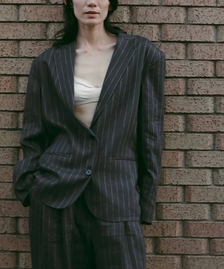 anuke アンヌーク Over Linen Jacket 62610104