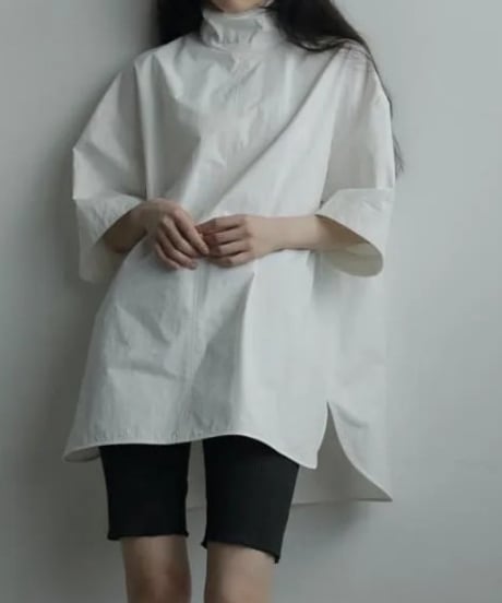 anuke アンヌーク Highneck Over Blouse Highneck Over Blouse 62520425