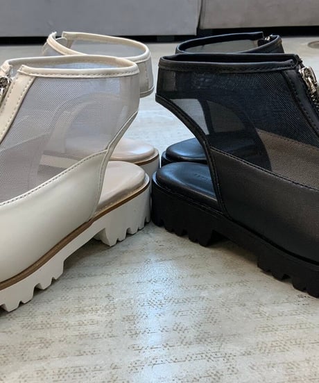 ATELIER BRUGGE アトリエブルージュ　Sheer bootie sandals　24ISM-14