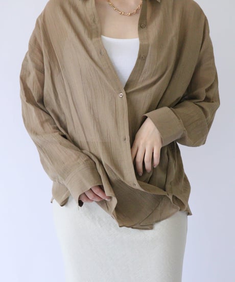 ACUTA  アクータ コットンボイル2WAYシャツ カシュクール2wayシャツ　1007384910073849