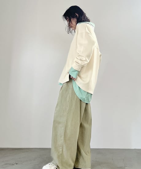 FOSI. フォーシ minkchair　ミンクチェアー　ニットライクラガーシャツ　F3302 2026NEWARIIVAL　特別価格で今だけ10％OFF