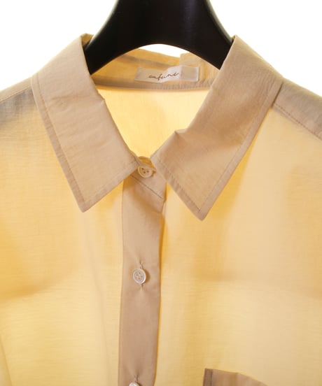 cafune カフネ PASSIONE パシオーネ ROBE　ローブ 無地カラーシャツ　615927　2026NEWARIIVAL