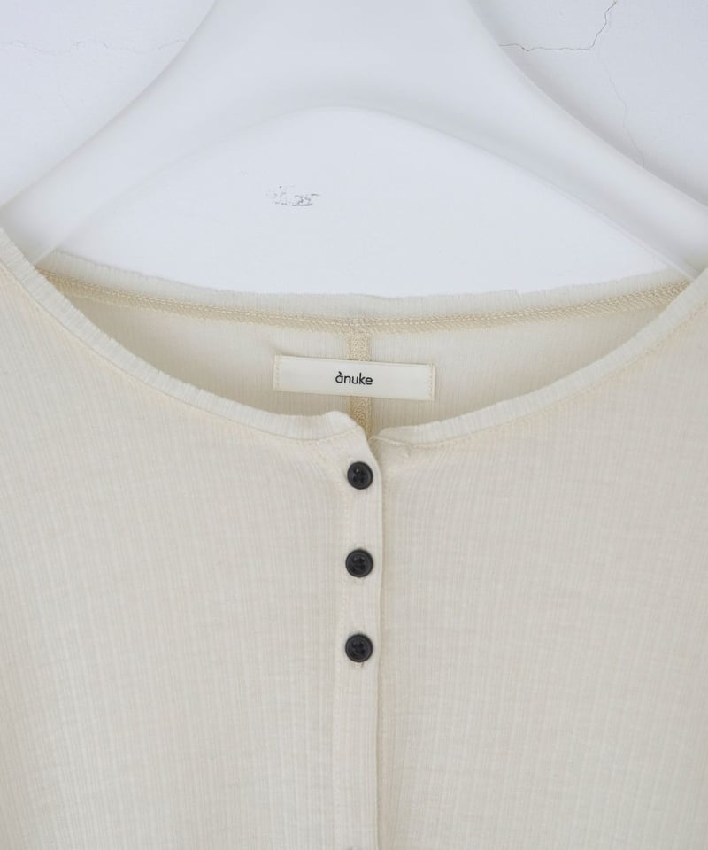 anuke アンヌーク Sheer Rib Cardigan 62520602 | Deargo