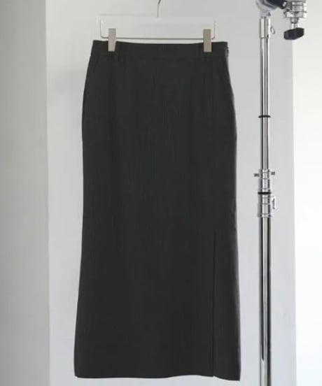 anuke (アンヌーク） Heather Stretch Middleskirt 62520801　ロングマキシスカート