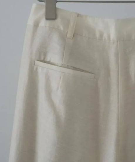 anuke アンヌーク Sheer Tuck Pants　62610717　本州送料無料！5月中旬～6月中旬発送予定